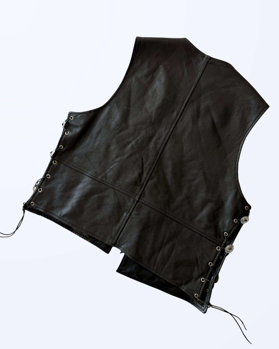 Cowboy Weste mit Fransen Boho Festival Echtleder Teos Vintage Onlineshop