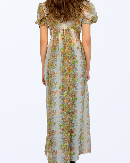 Vintage Escapade Sydney Maxikleid Semitransparent