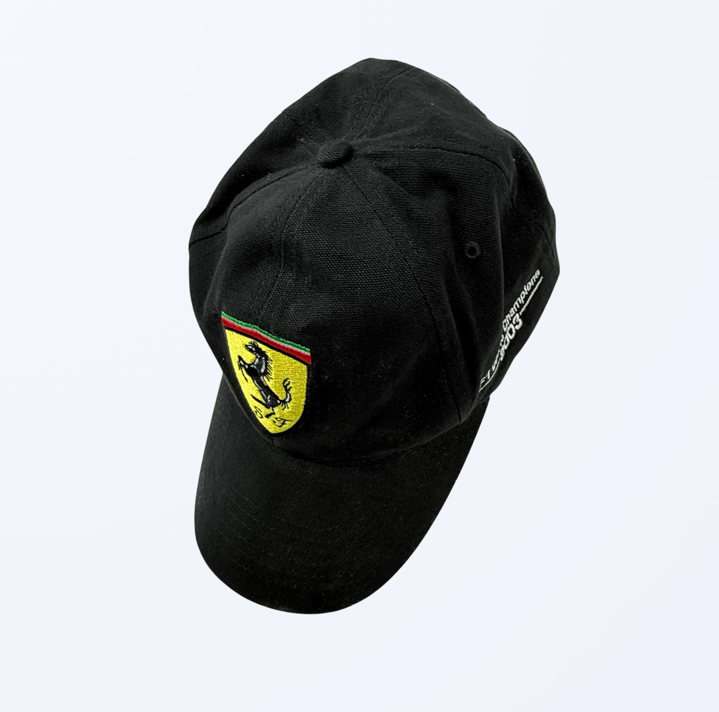 Vintage Ferrari Cap F1 World Champions 2003 schwarz Teos Vintage Onlineshop