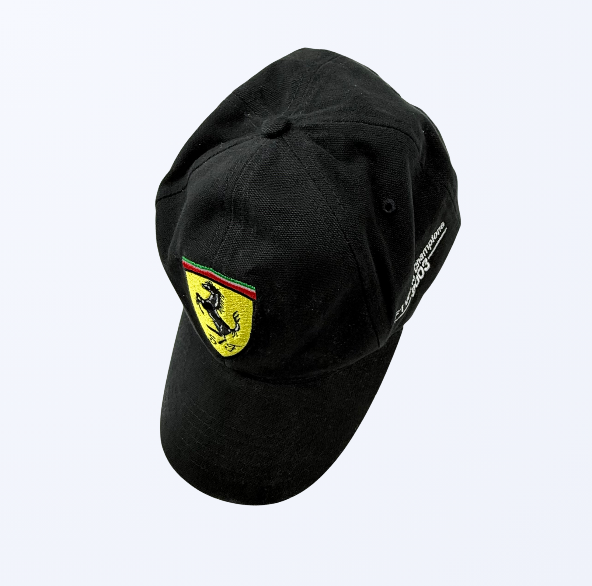 Vintage Ferrari Cap F1 World Champions 2003 schwarz Teos Vintage Onlineshop