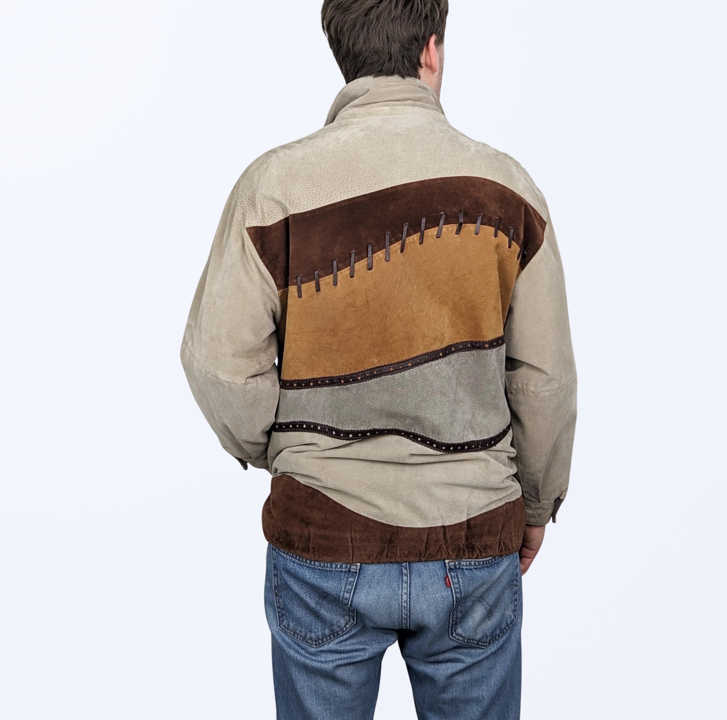 Vintage Giorgio Mobiani Patchwork Lederjacke Teos Vintage Onlineshop