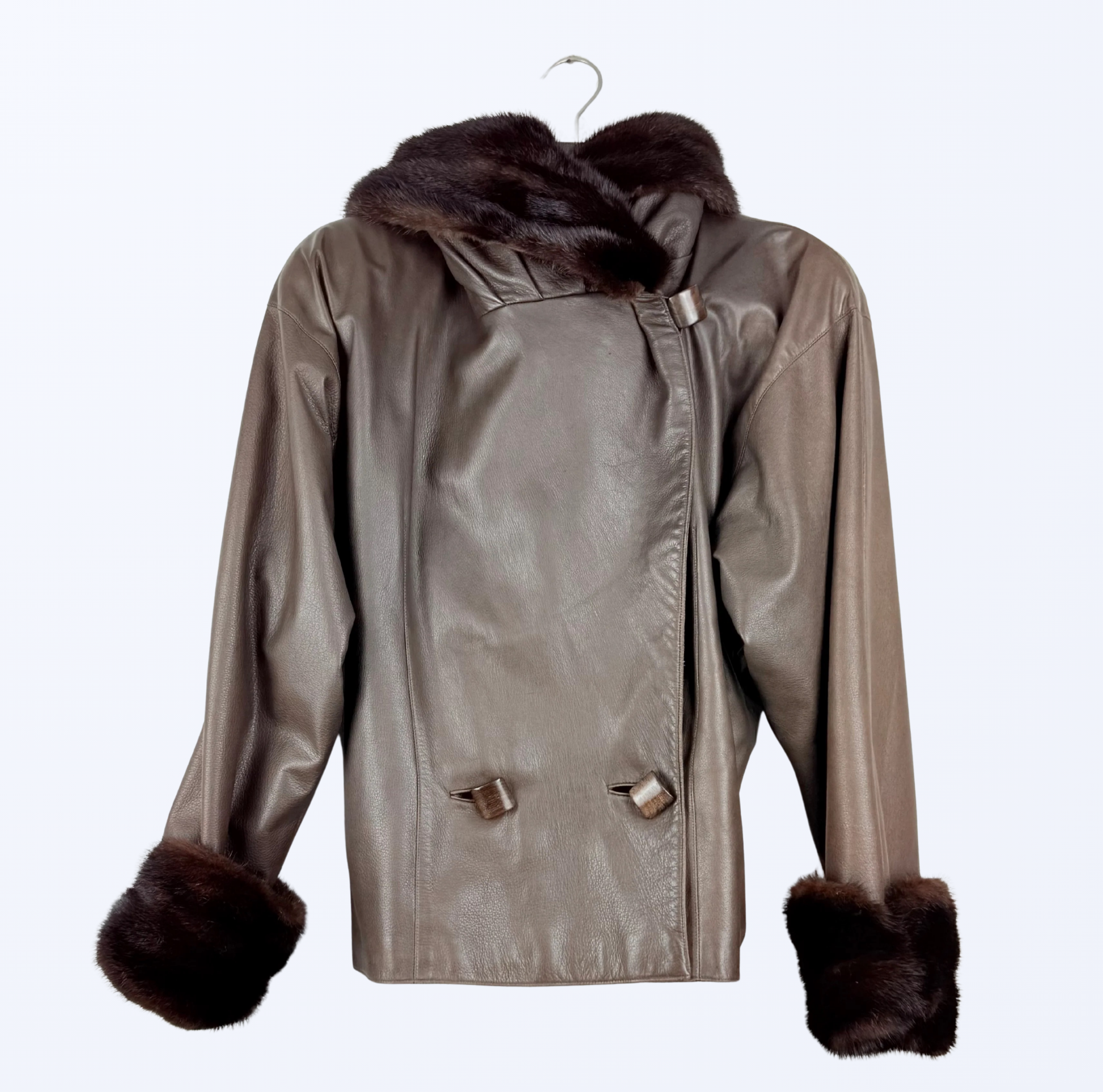 Vintage Lederjacke Y2K Retro Chic Style Teos Vintage Onlineshop