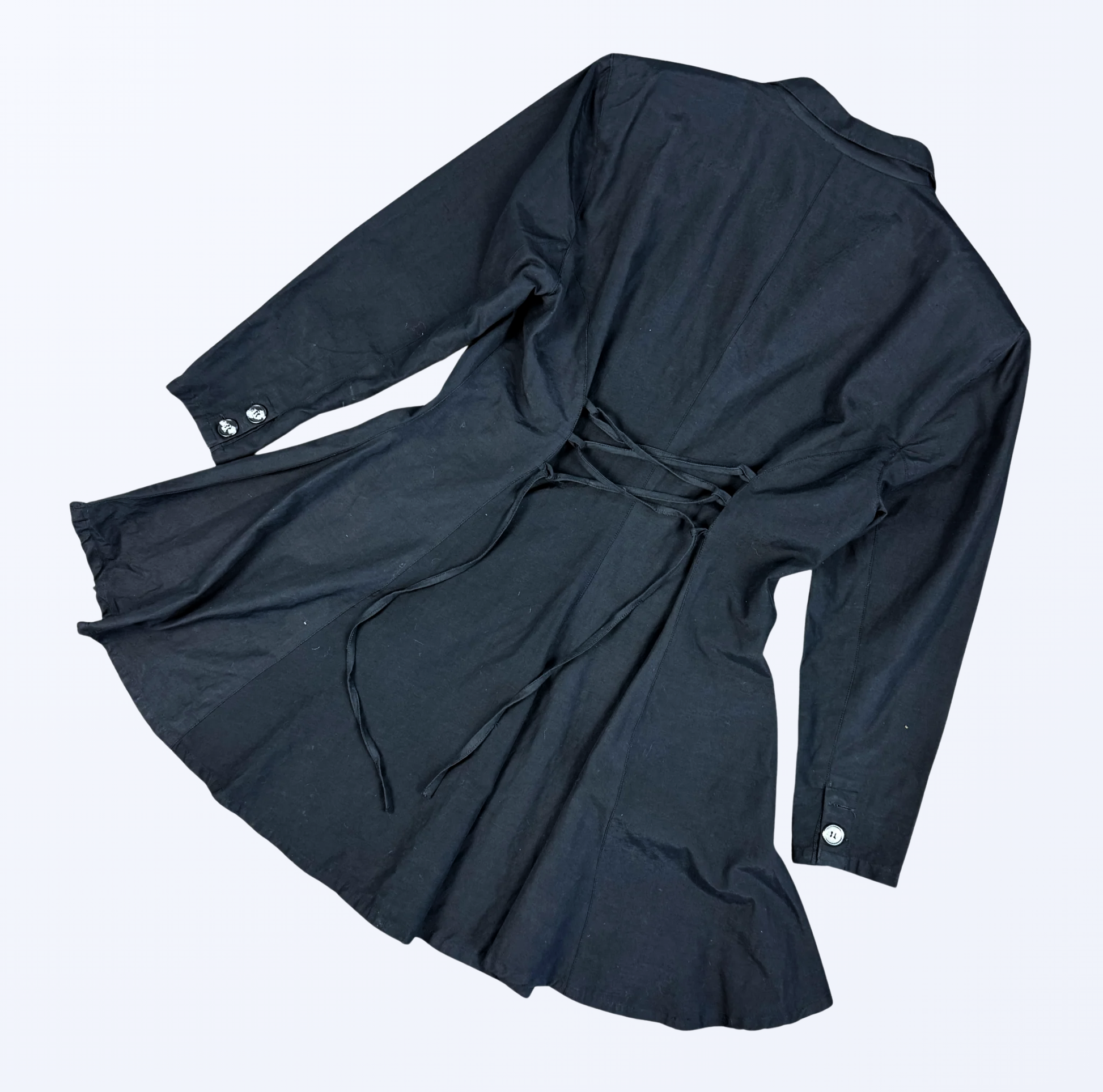 Vintage Mac Maggi Blazer Schnürung schwarz Teos Vintage Onlineshop