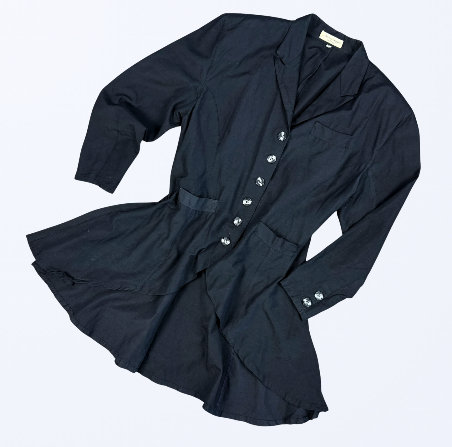 Vintage Mac Maggi Blazer Schnürung schwarz Teos Vintage Onlineshop