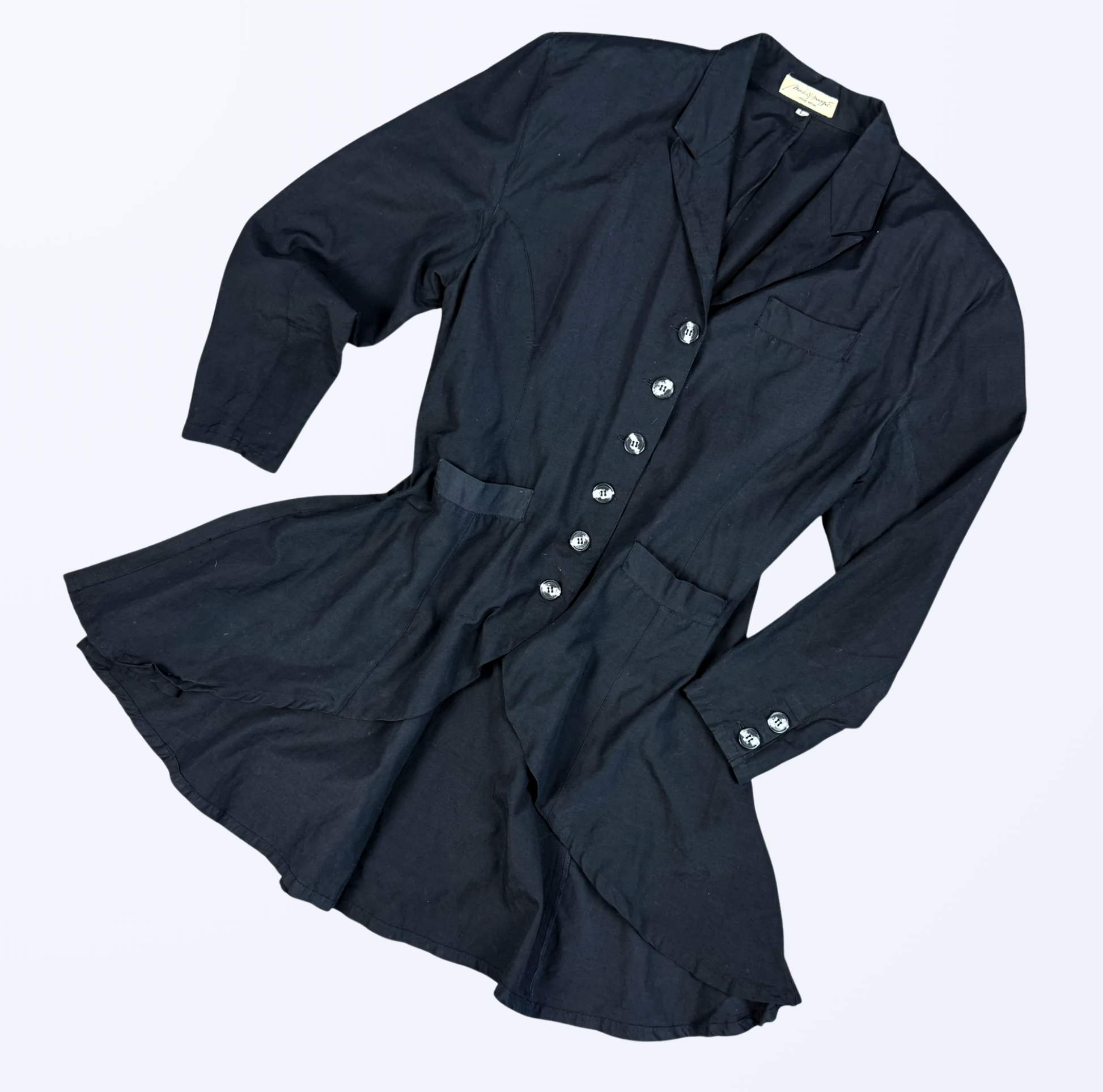 Vintage Mac Maggi Blazer Schnürung schwarz Teos Vintage Onlineshop