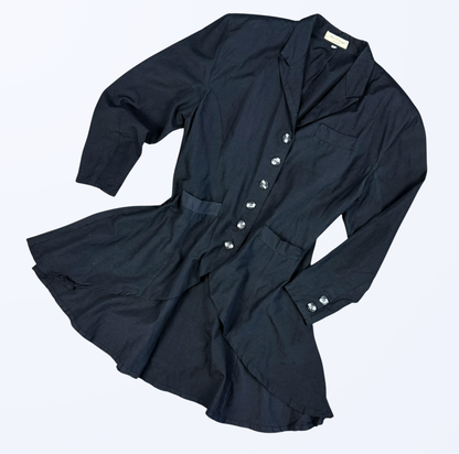 Vintage Mac Maggi Blazer Schnürung schwarz Teos Vintage Onlineshop
