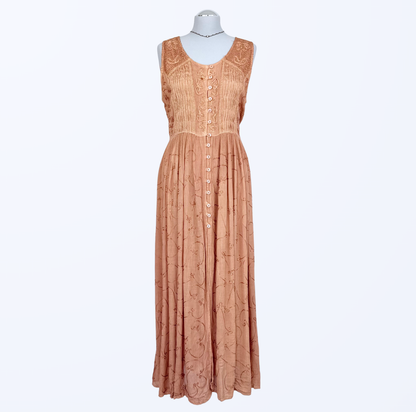 Vintage Maxikleid Whimsical Whimsy Medival Boho Teos Vintage Onlineshop