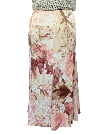 Vintage Midirock 100 % Seide Seide Maxirock Midirock romantic fairy boho Teos vintage Onlineshop