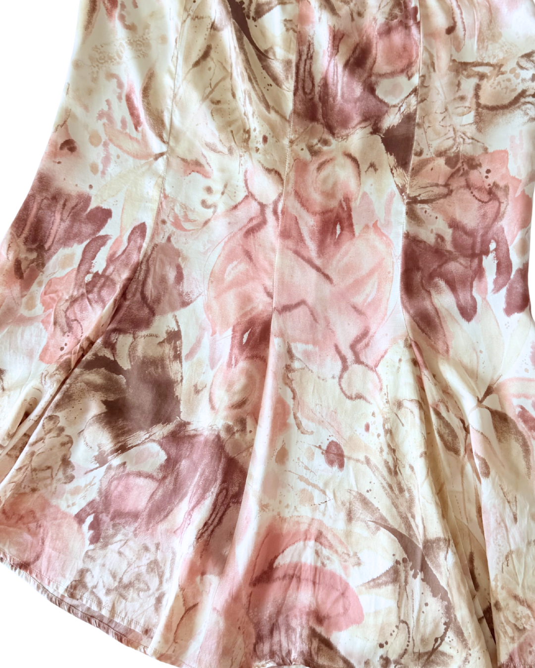 Vintage Midirock 100 % Seide Seide Maxirock Midirock romantic fairy boho Teos vintage Onlineshop