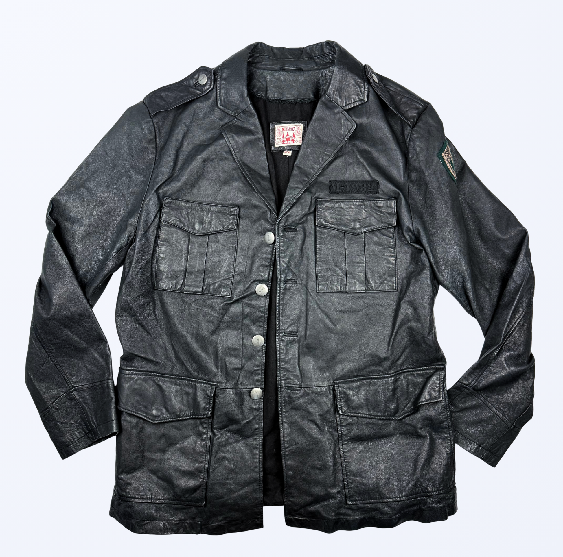 Vintage Mustang Lederjacke Teos Vintage Onlineshop