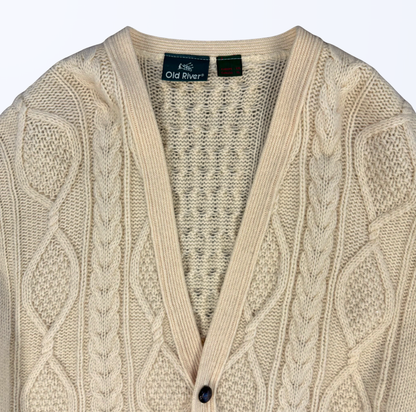 Vintage Old River Cardigan Wolle Retro Teos Vintage Onlineshop
