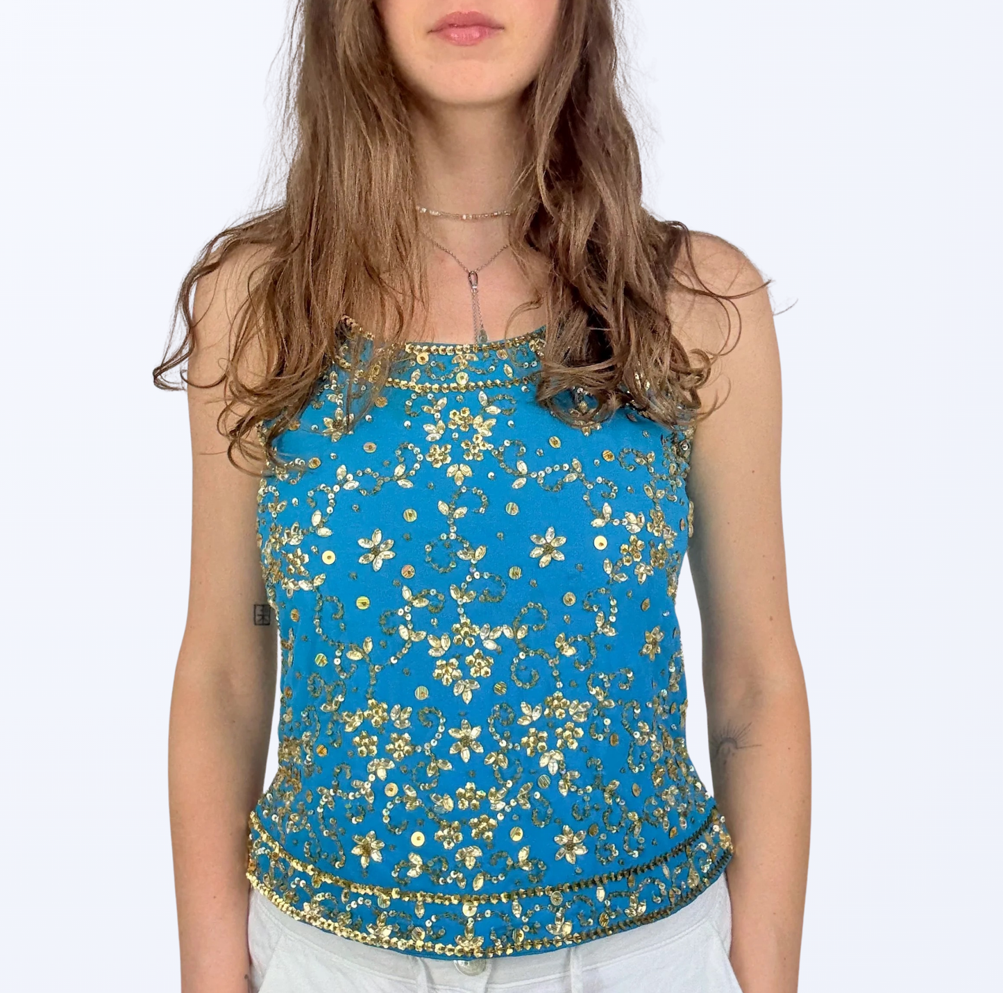 Vintage Pailletten Top Teos Vintage Onlineshop