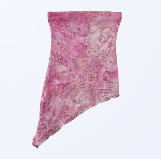 Vintage Pimkie trägerloses Top asymmetrisch