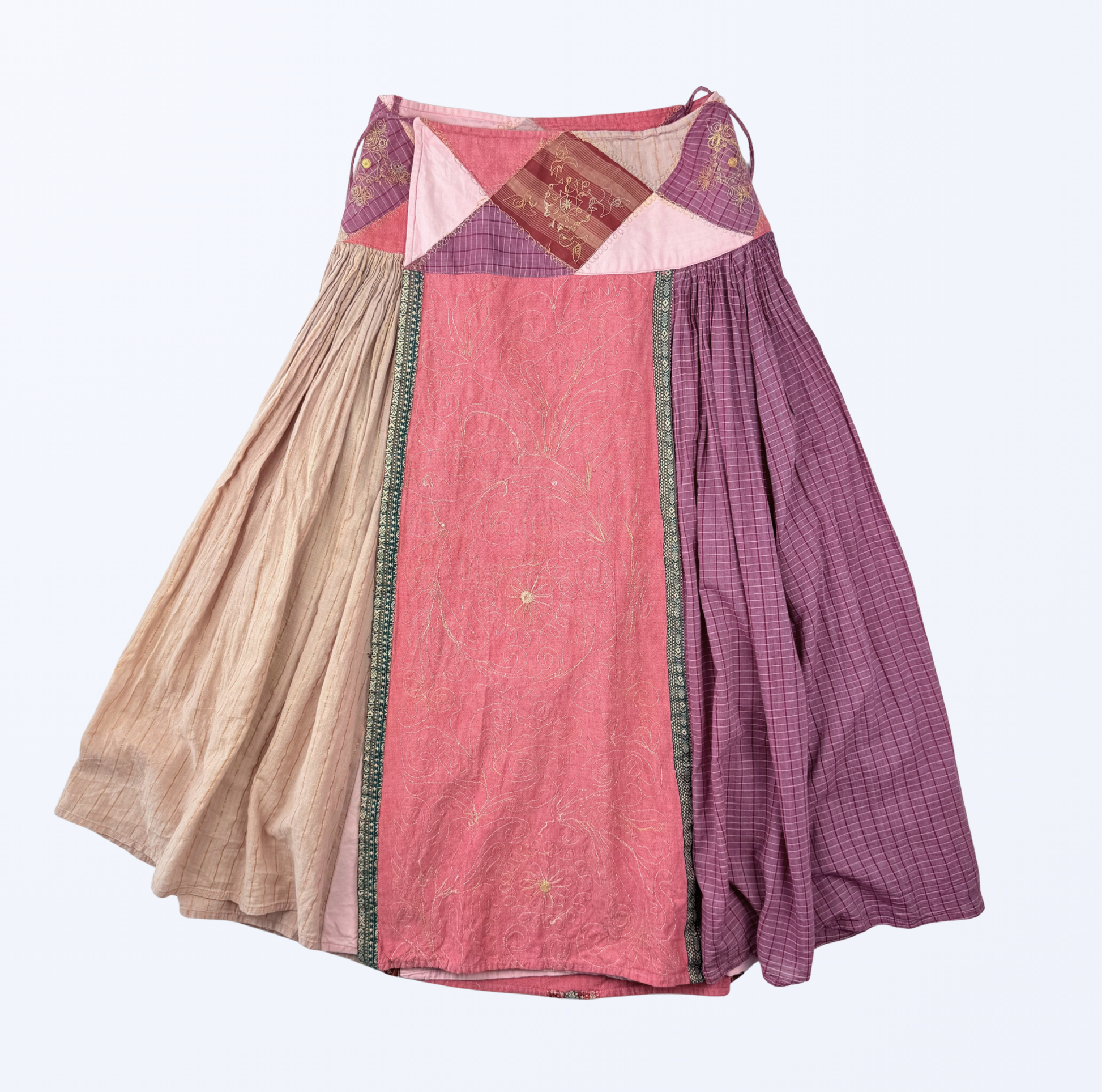 Vintage René Derhy Wickelrock Boho Whimsy Teos Vintage Onlineshop