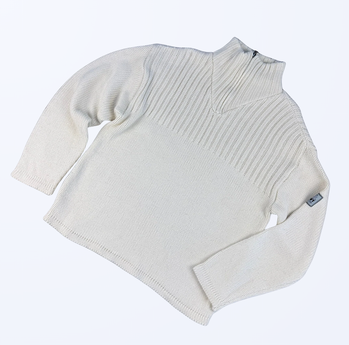 Vintage Strickpullover Halfzip Teos Vintage Onlineshop