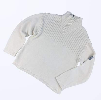 Vintage Strickpullover Halfzip Teos Vintage Onlineshop