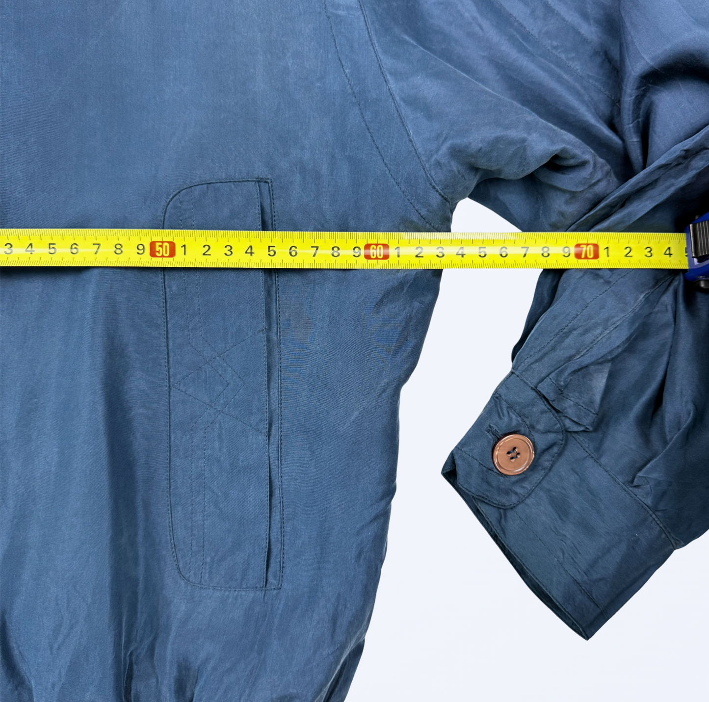 Vintage Seiden Blouson Bomberjacke 90s Style