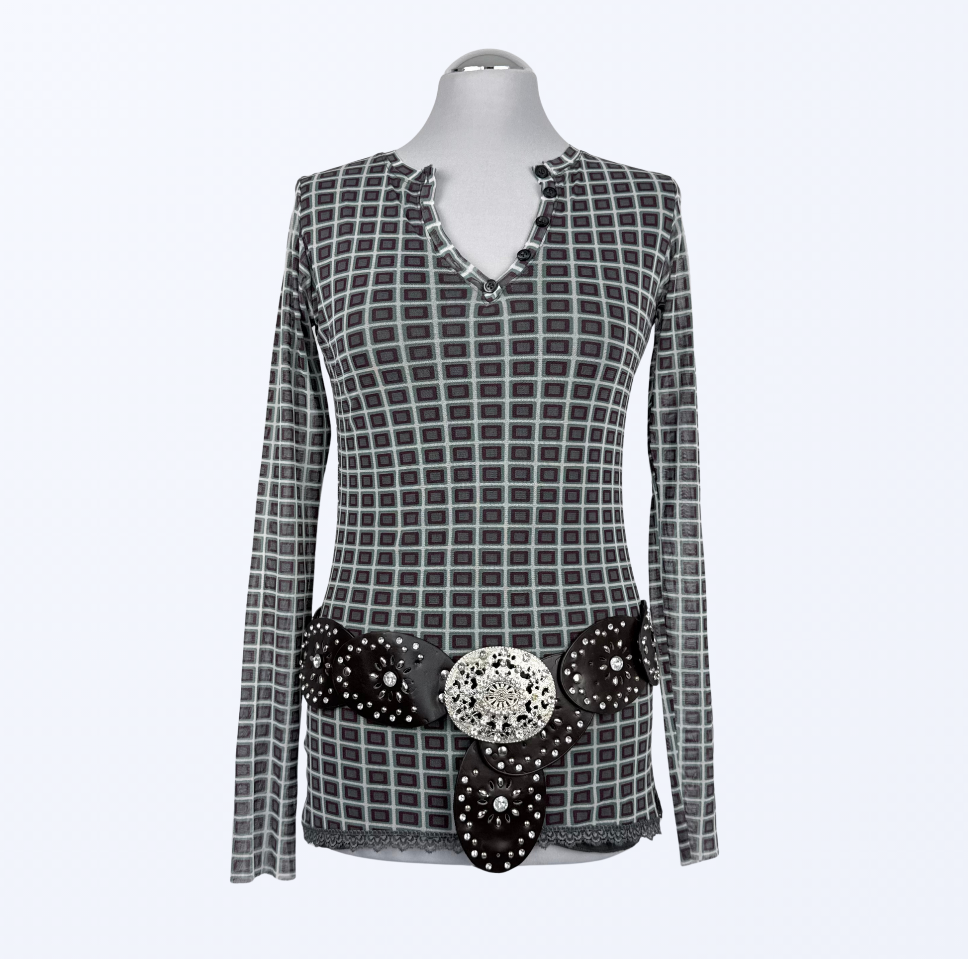 Vintage Susy Mix Longsleeve 70s Style Retromuster Teos vintage Online
