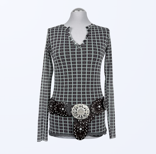 Vintage Susy Mix Longsleeve 70s Style Retromuster Teos vintage Online