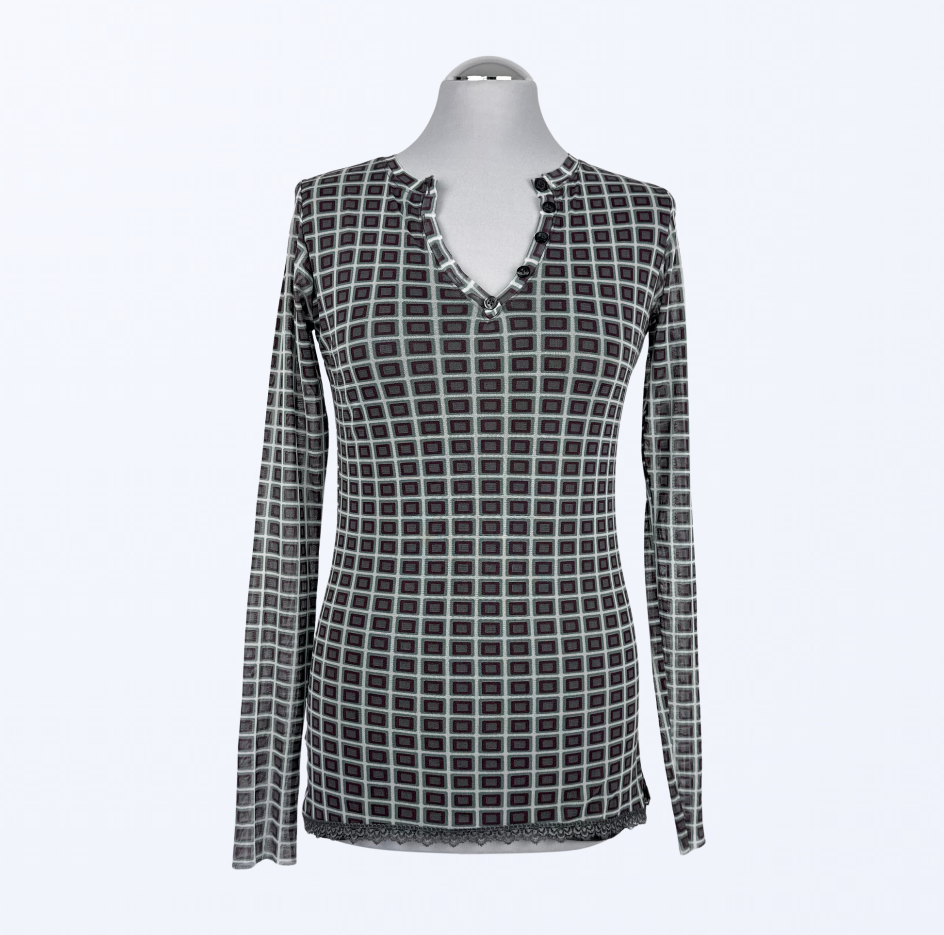Vintage Susy Mix Longsleeve 70s Style Retromuster Teos vintage Online