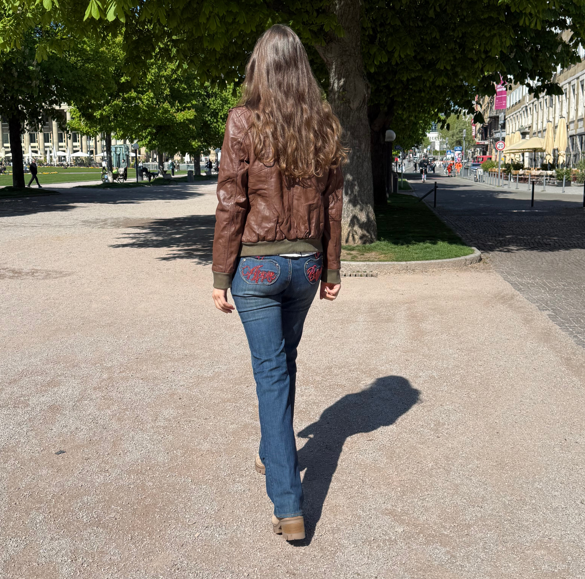 Vintage y2k apple Bottoms by Nelly Flared Jeans Bootcut Schlaghose