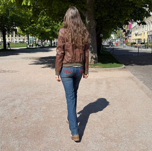 Vintage y2k apple Bottoms by Nelly Flared Jeans Bootcut Schlaghose