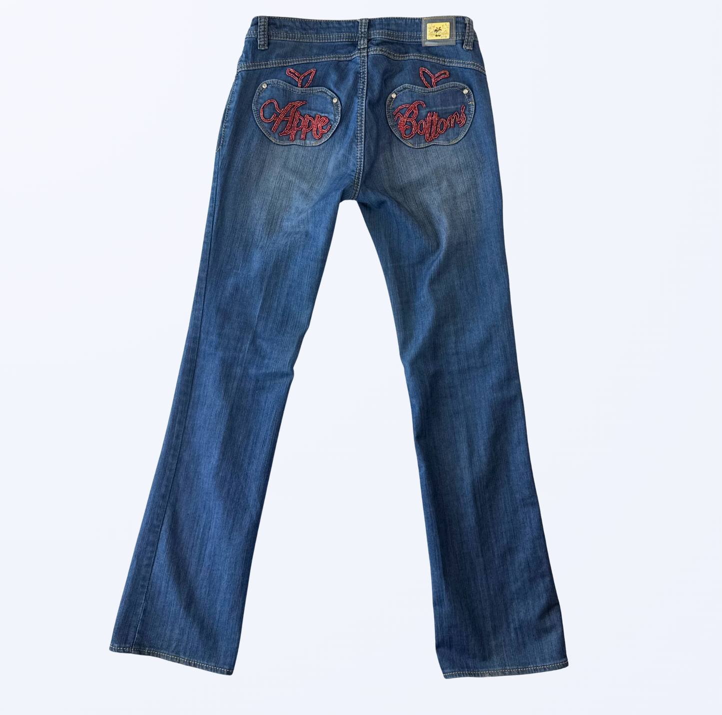 Vintage y2k apple Bottoms by Nelly Flared Jeans Bootcut Schlaghose