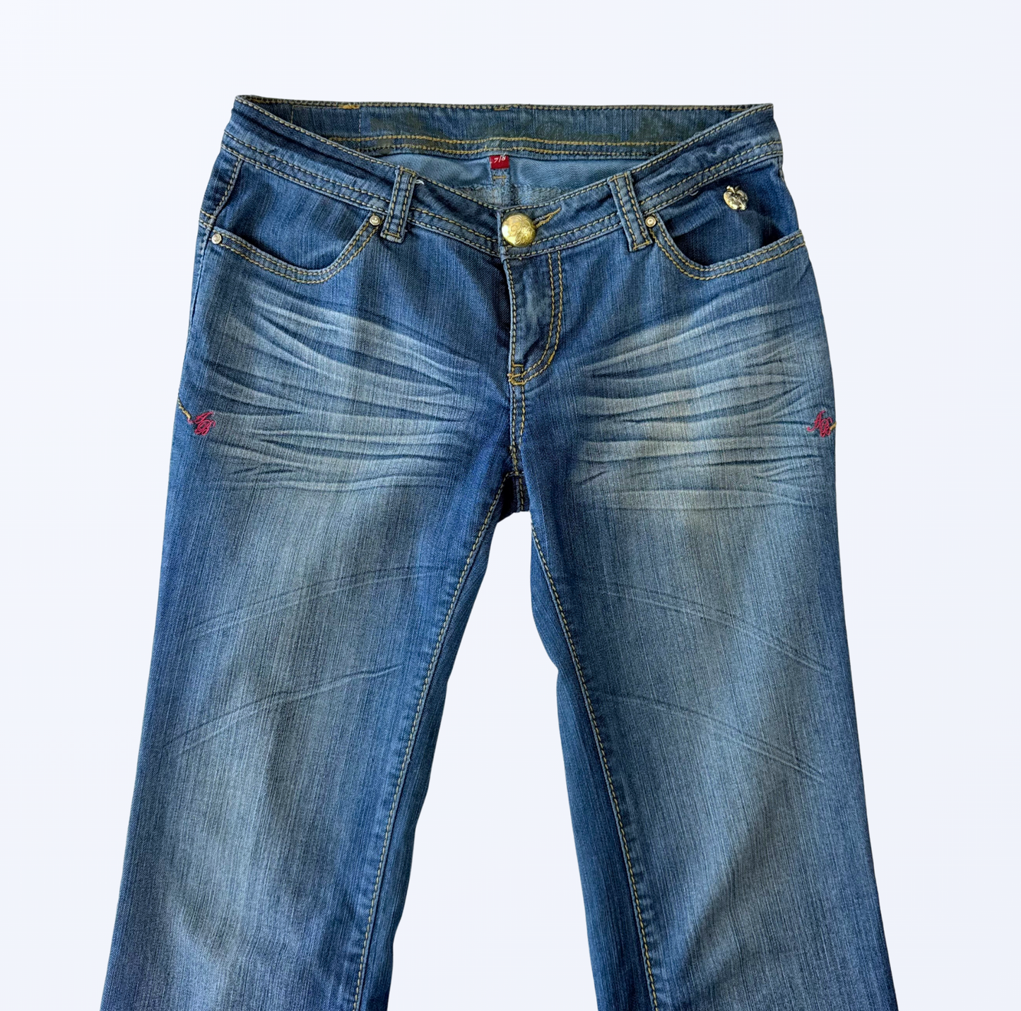 Vintage y2k apple Bottoms by Nelly Flared Jeans Bootcut Schlaghose