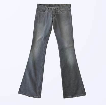 Chip & Pepper Bootcut Flared Jeans Schlaghose grau Teos vintage onlineshop