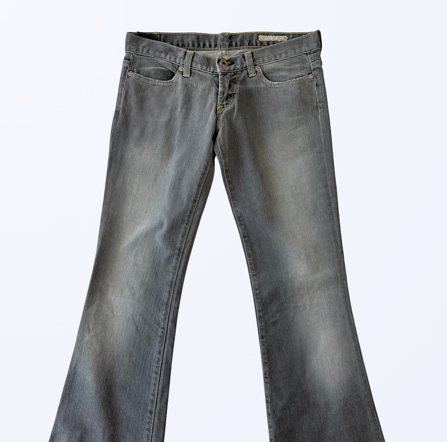 Chip & Pepper Bootcut Flared Jeans Schlaghose grau Teos vintage onlineshop