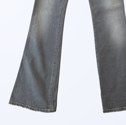 Chip & Pepper Bootcut Flared Jeans Schlaghose grau Teos vintage onlineshop