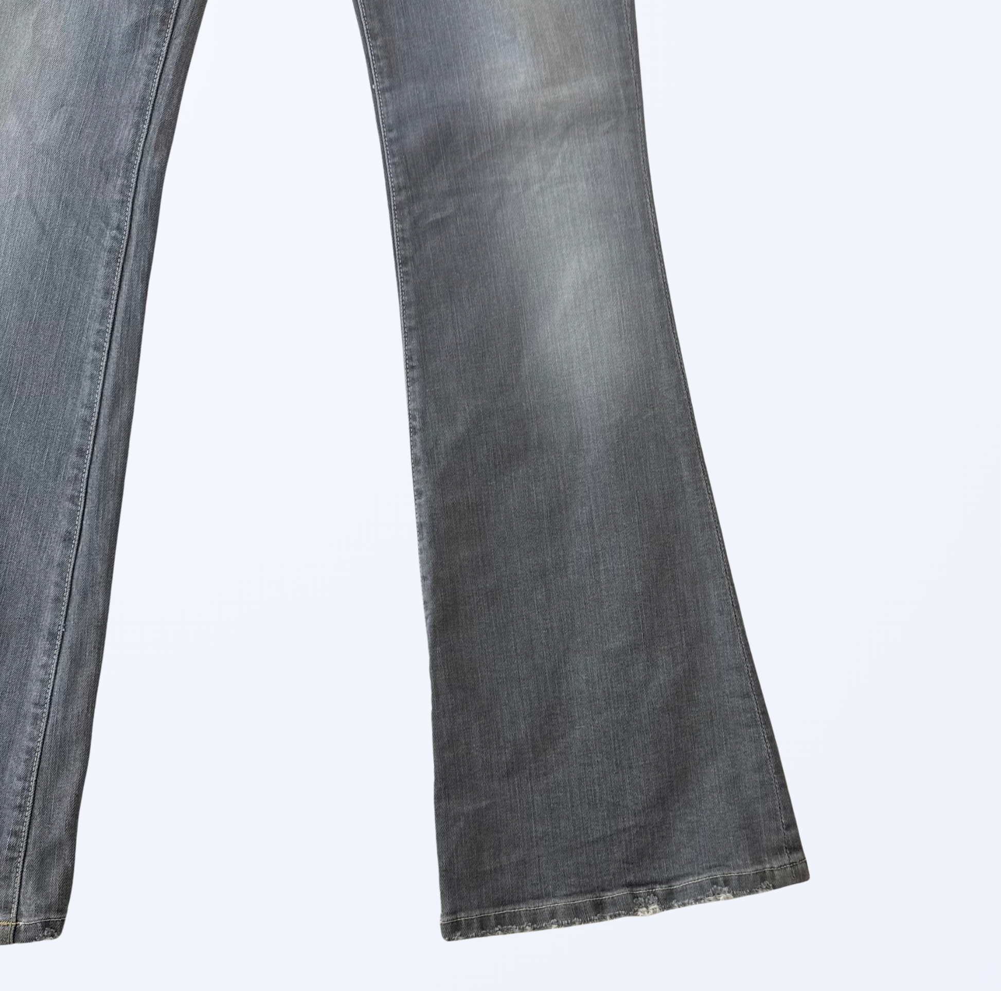 Chip & Pepper Bootcut Flared Jeans Schlaghose grau Teos vintage onlineshop