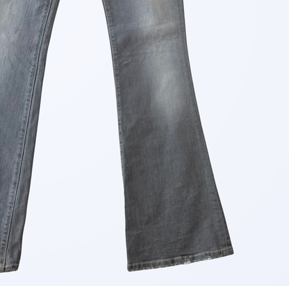 Chip & Pepper Bootcut Flared Jeans Schlaghose grau Teos vintage onlineshop