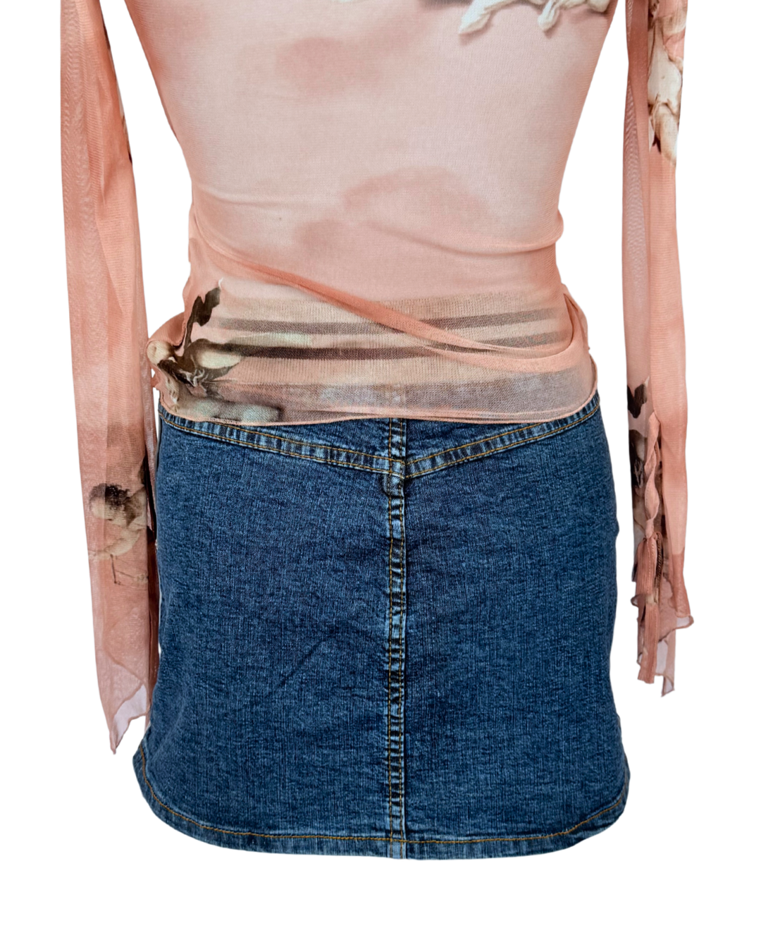 Vintage Playboy denim mini skirt Jeans Minirock rare y2k must have