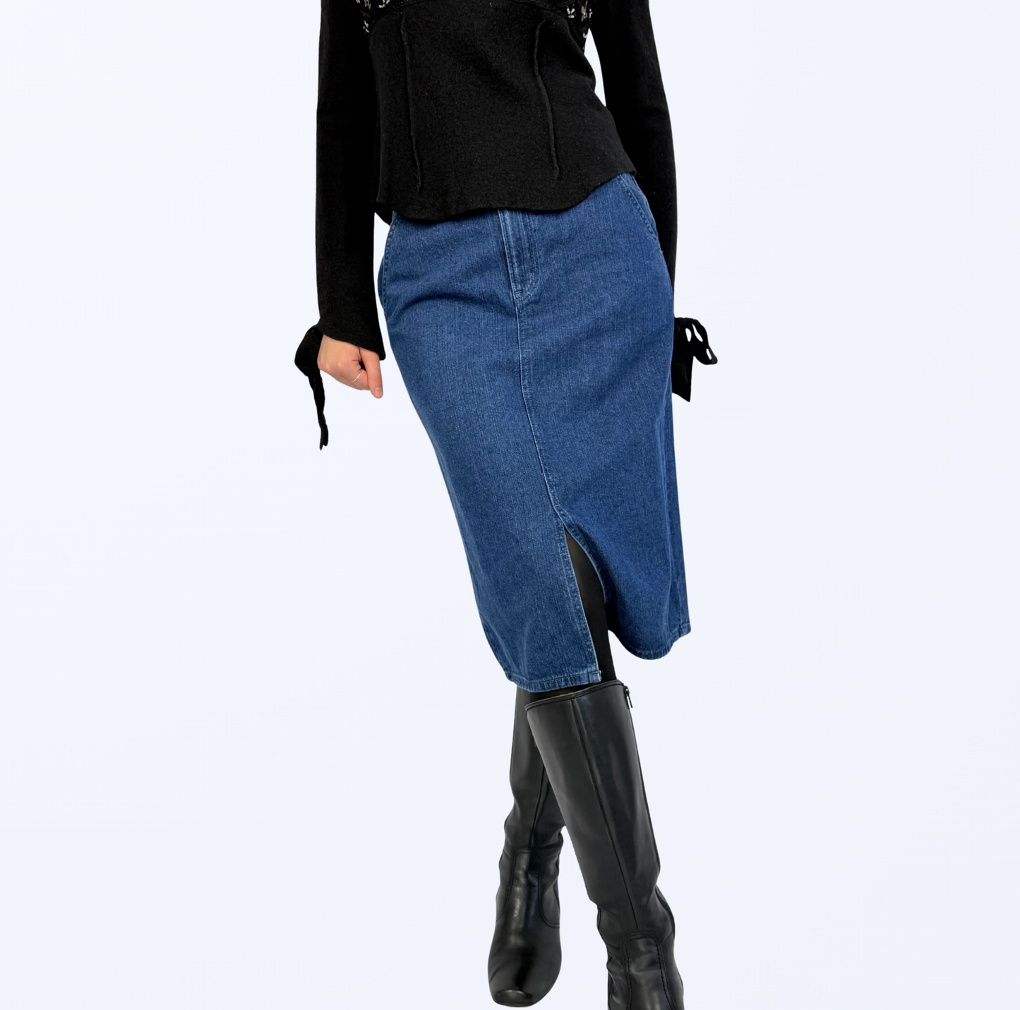 Vintage Lee Jeansrock Casual Chic Teos Vintage Onlineshop