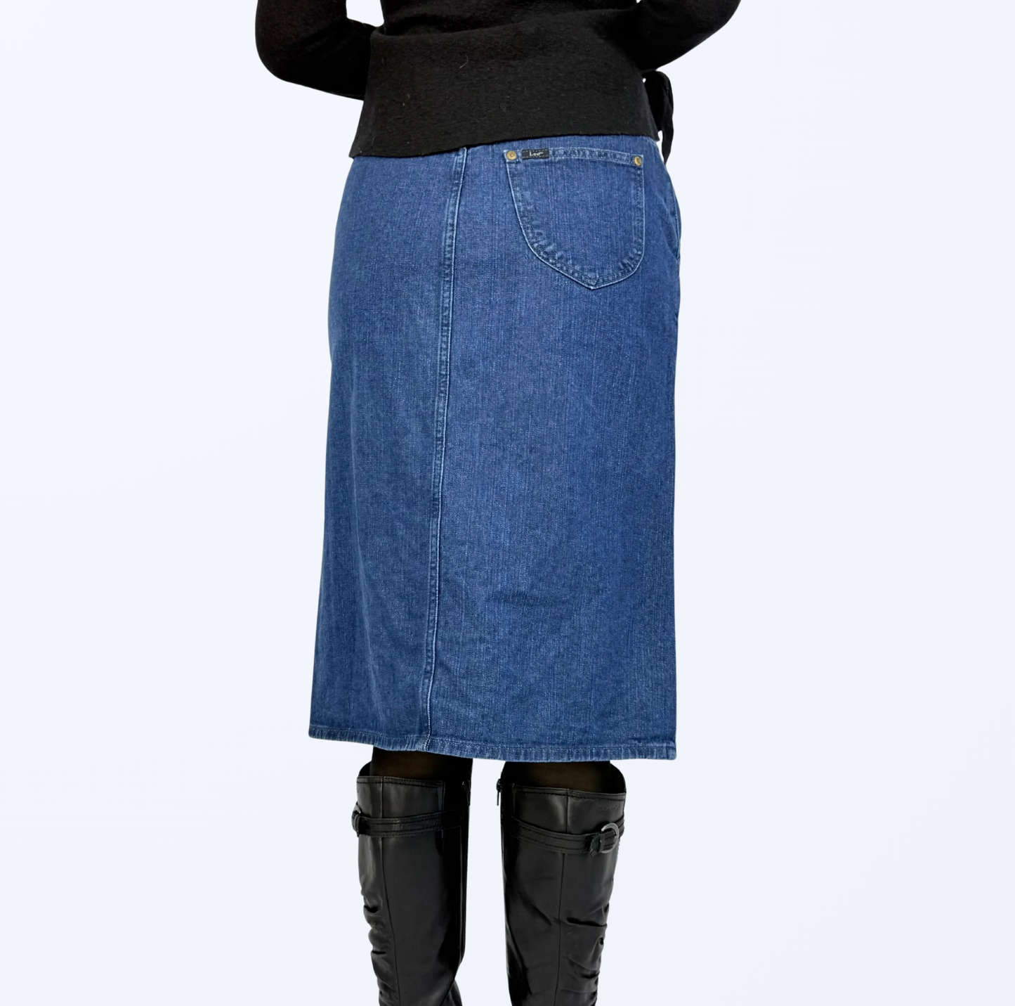 Vintage Lee Jeansrock Casual Chic Teos Vintage Onlineshop