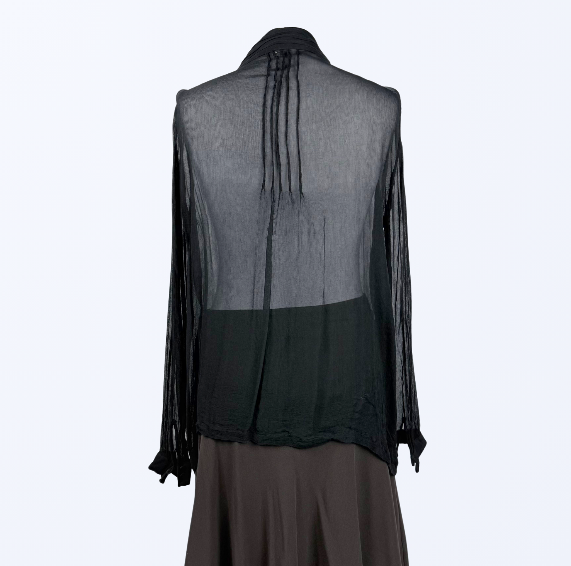 iBlues Bluse Knopfdetails Seide Teos Vintage Onlineshop