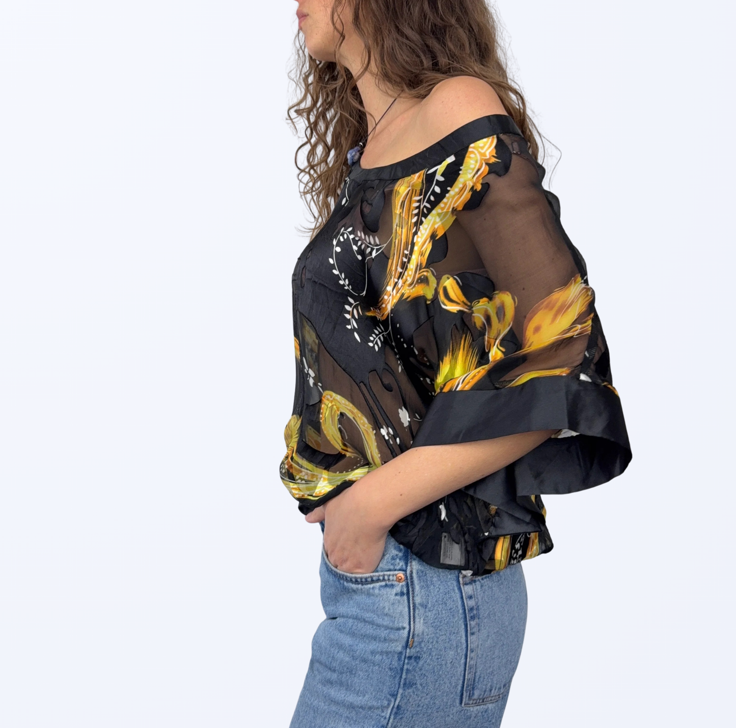 Kurzarmbluse Y2K Retro Style Teos Vintage Onlineshop